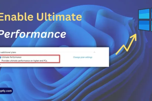 blog post feature image of enabling windows ultimate performance